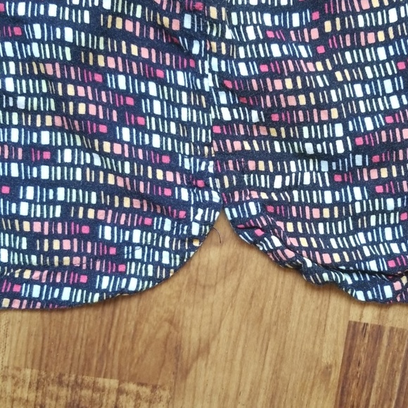 Drawstring Rainbow Block Skirt - Picture 7 of 7